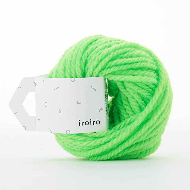 毛糸 ダルマ(横田) iroiroネオン(1430-0202) 202.ネオングリーン 06Co99_
