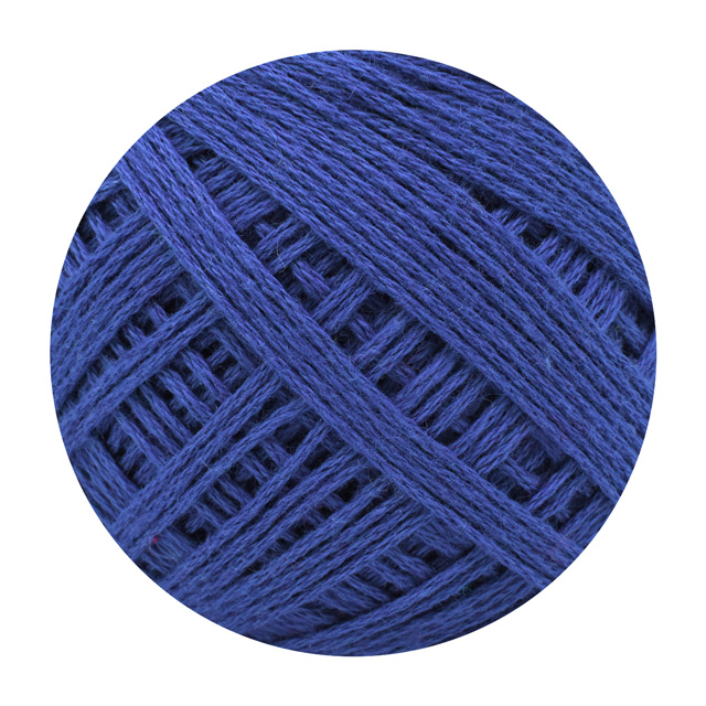 手編み糸 ダルマ(横田) リネンラミーコットン中細(4210) 104.ロイヤルブルー 06Co99_