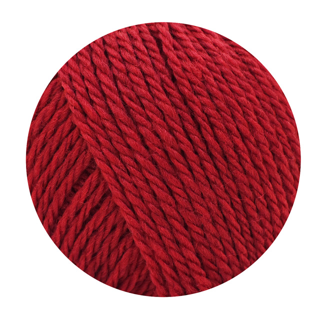 オリジナル毛糸 Daily スタンダードメリノ 6.カーディナルレッド 06Co99_