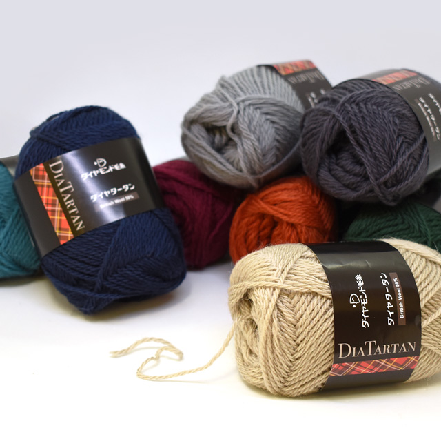 毛糸 ダイヤ タータン 色番3401 06Co99_