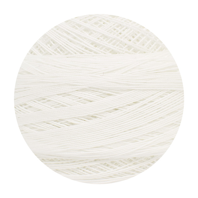 レース糸 DMC セベリア 基本色 Art167 #40 BLANC.白 06Co99_