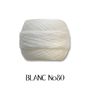 レース糸 DMC コルドネスペシャル #80 BLANC 06Co99_