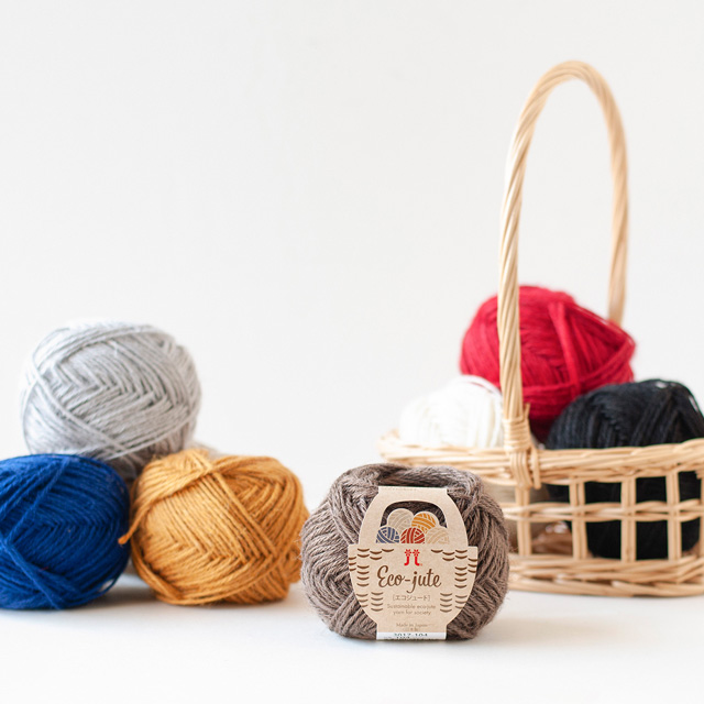 手編み糸 ハマナカ エコジュート 色番103 06Co99_