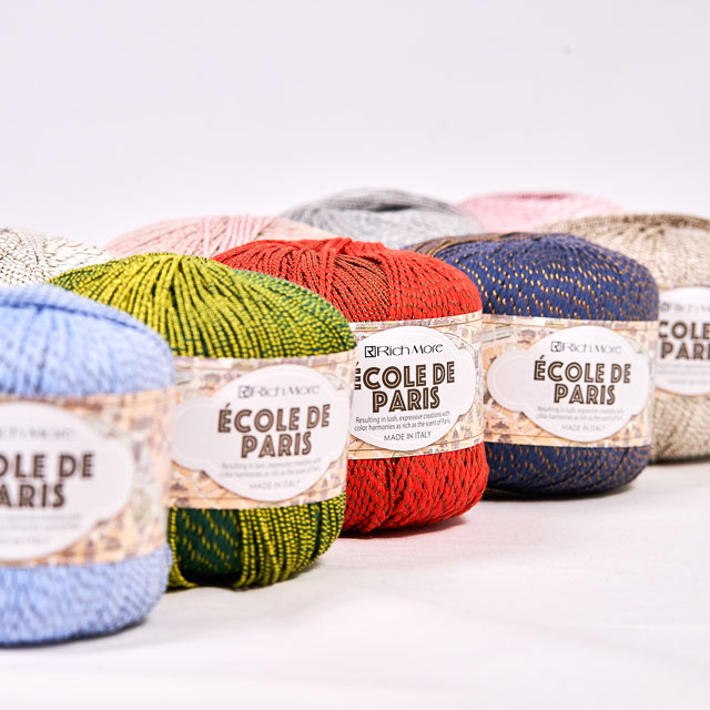 手編み糸 リッチモア(ハマナカ) エコール・ド・パリ(3347004) 色番4 06Co99_