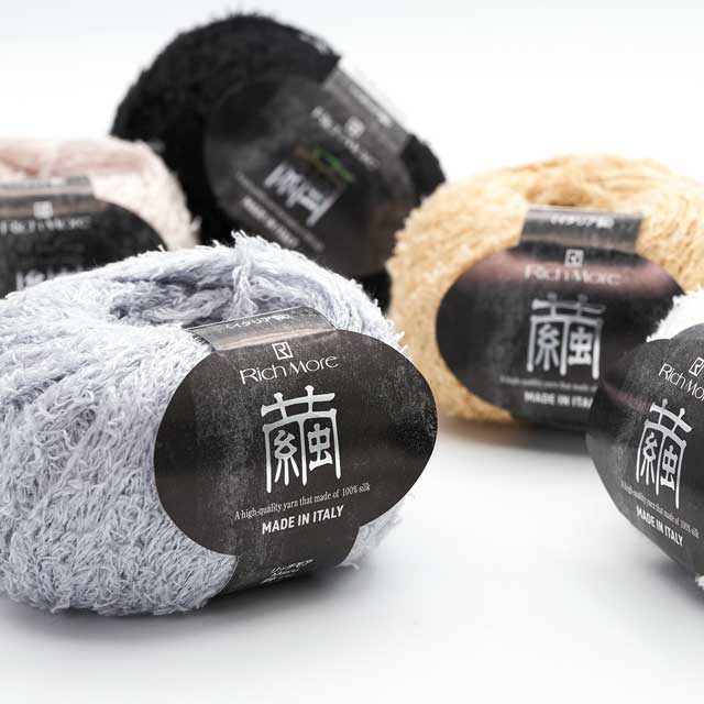 手編み糸 リッチモア(ハマナカ) 繭(3871) 色番1 06Co99_