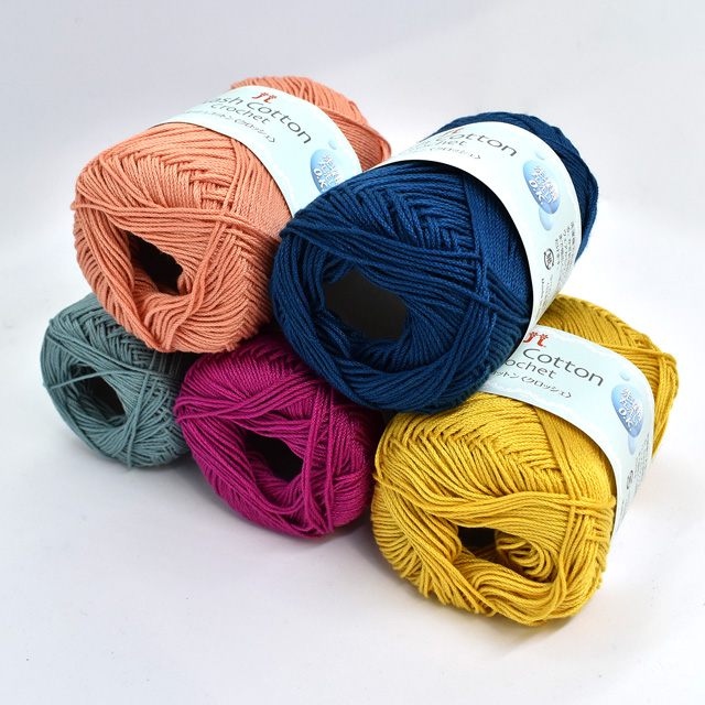 手編み糸 ハマナカ ウオッシュコットン クロッシェ 色番101 06Co99_