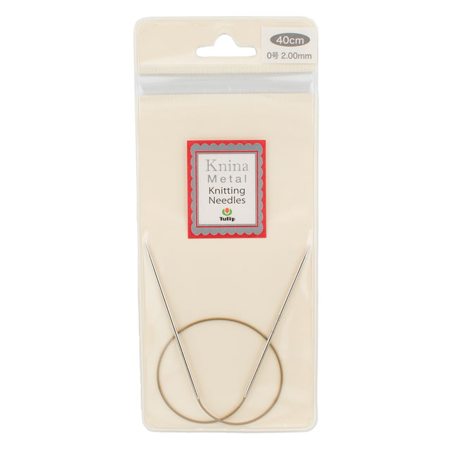 Tulip-チューリップ- ニーナ メタル ニッティング ニードルズ 輪針(KMJA-40200) 40cm/0号 06Bq33_