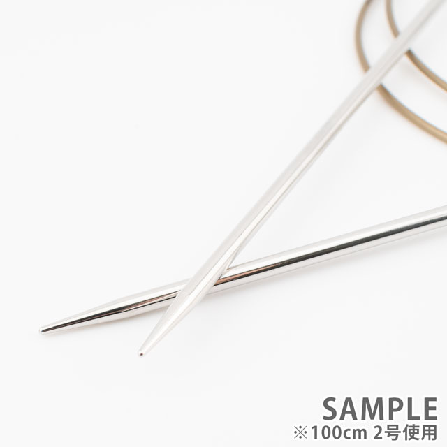 Tulip-チューリップ- ニーナ メタル ニッティング ニードルズ 輪針(KMJA-40200) 40cm/0号 06Bq33_