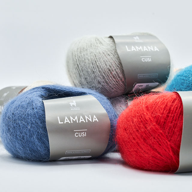 毛糸 LAMANA-ラマナ- CUSI・クシ(CU15) 色番15 06Co99j