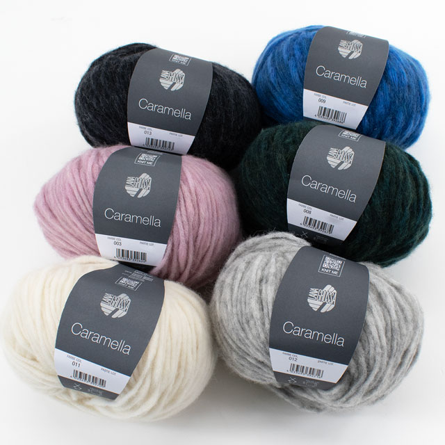 毛糸 LANA GROSSA-ラナグロッサ- Caramella・カラメッラ 3.グレーピンク 06Co99_