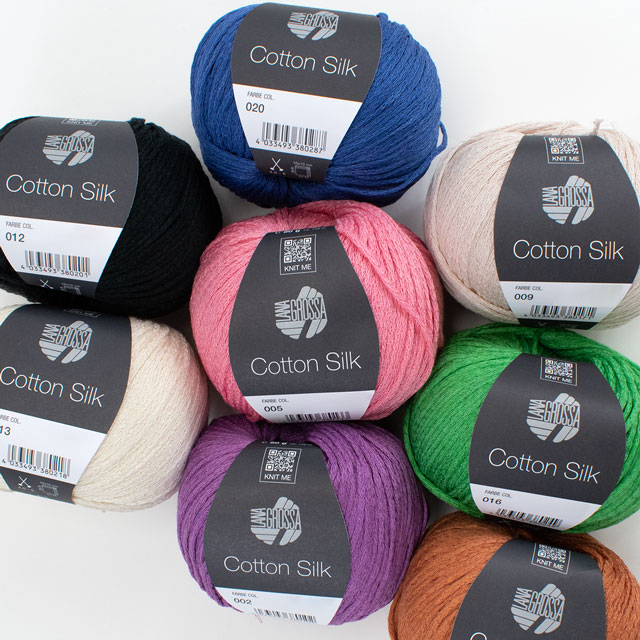 手編み糸 LANA GROSSA-ラナグロッサ- Cotton Silk・コットンシルク 色番16 06Co99_