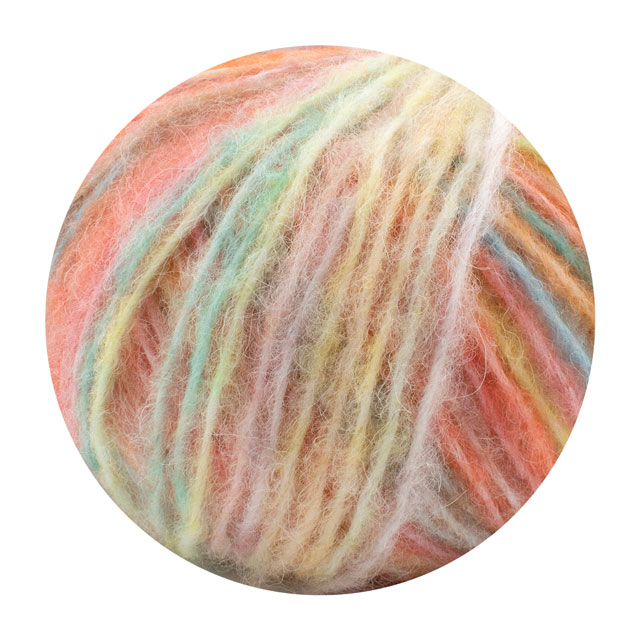 毛糸 LANA GROSSA-ラナグロッサ- PICASSO・ピカソ(1615) 10.パステルレインボー 06Co99_