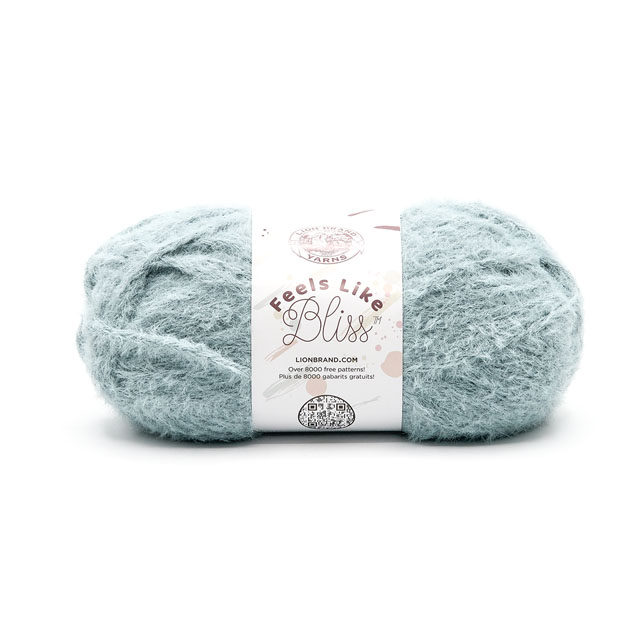 毛糸 Lion Brand Yarn-ライオンブランドヤーン- FEELS LIKE BLISS・フィールズ ライク ブリス(153) 105Q.AQUA 06Co99_
