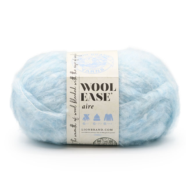 毛糸 Lion Brand Yarn-ライオンブランドヤーン- WOOL EASE AIRE・ウール イーズ エア(644) 106AE.ICE 06Co99_