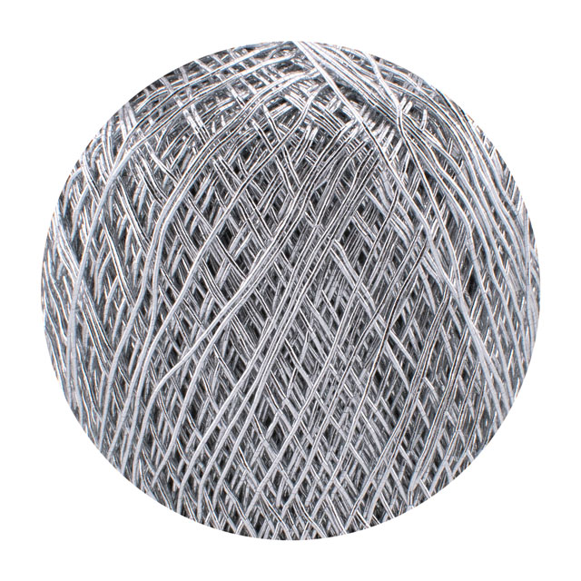 手編み糸 メタリックプレイコード(mpc) 101.シルバー 06Co99_