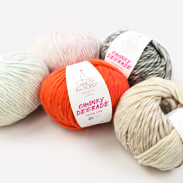 毛糸 レーネドゥノード チャンキーデグラーデ(TD-1) 色番2 06Co99_