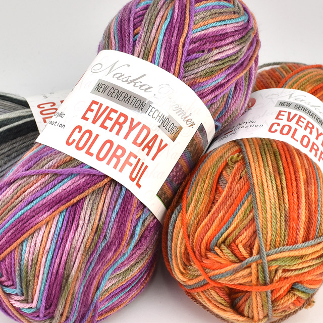 毛糸 エブリデイカラフル(N-57) 色番326 06Co99_