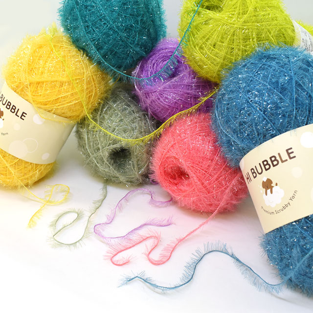 手編み糸 ハイバブル(N-107) 15.ミスティーパープル 06Co99_