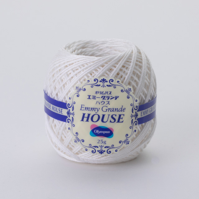 レース糸 オリムパス エミーグランデ ハウス 色番H1 06Bn99_