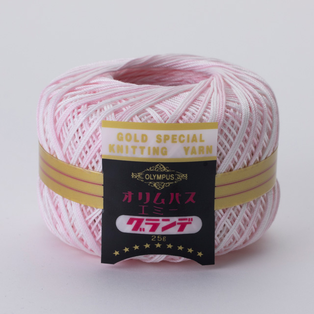 レース糸 オリムパス エミーグランデ かすり 色番11 06Bn99_