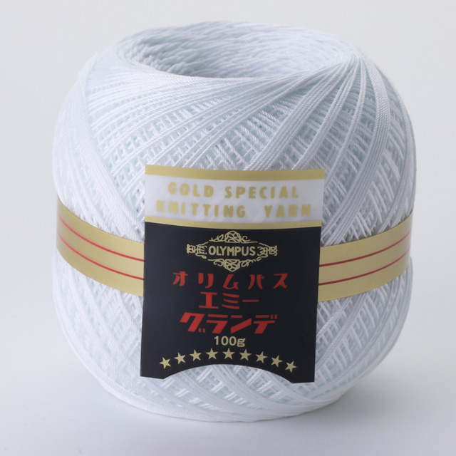 レース糸 オリムパス エミーグランデ 100ｇ 色番801 06Bn99_