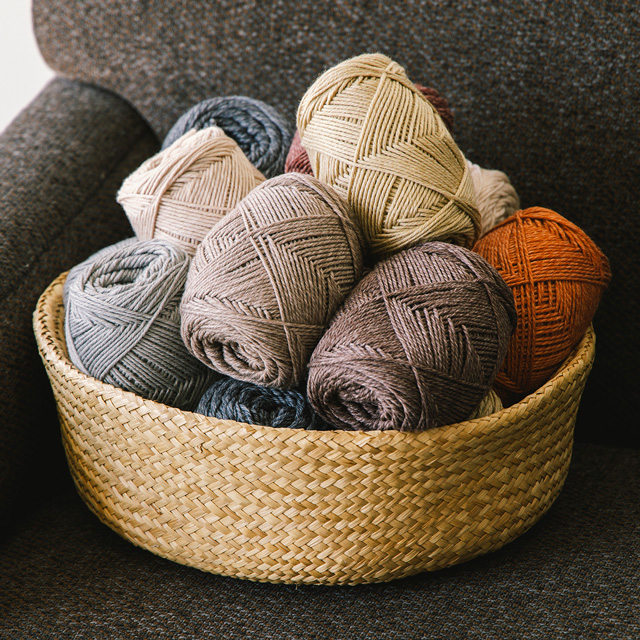 毛糸 オリムパス 自然のつむぎ 並太 105.カラシ 06Co99_