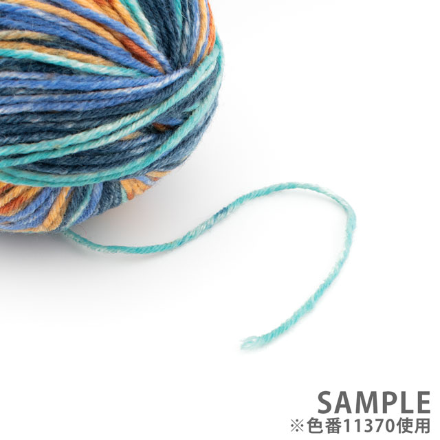 毛糸 Opal-オパール- パッション 6ply/6本撚り 11374.熱意 06Co99j