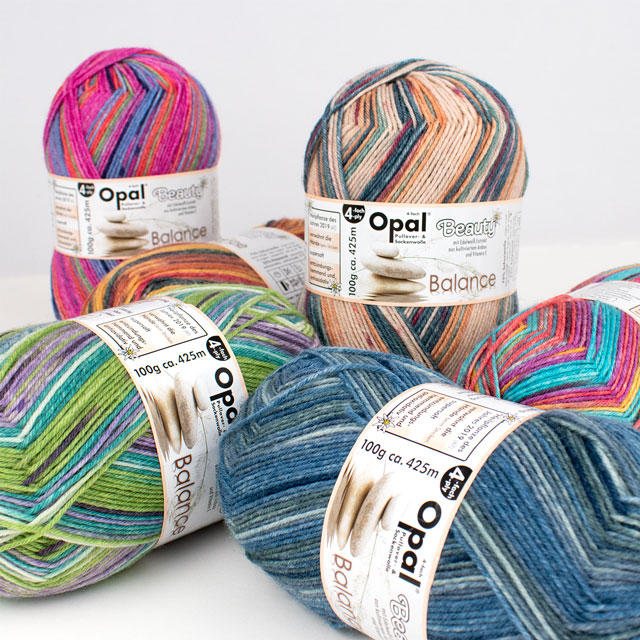毛糸 Opal-オパール- ビューティー4 4ply/4本撚り 11403.証明 06Co99j