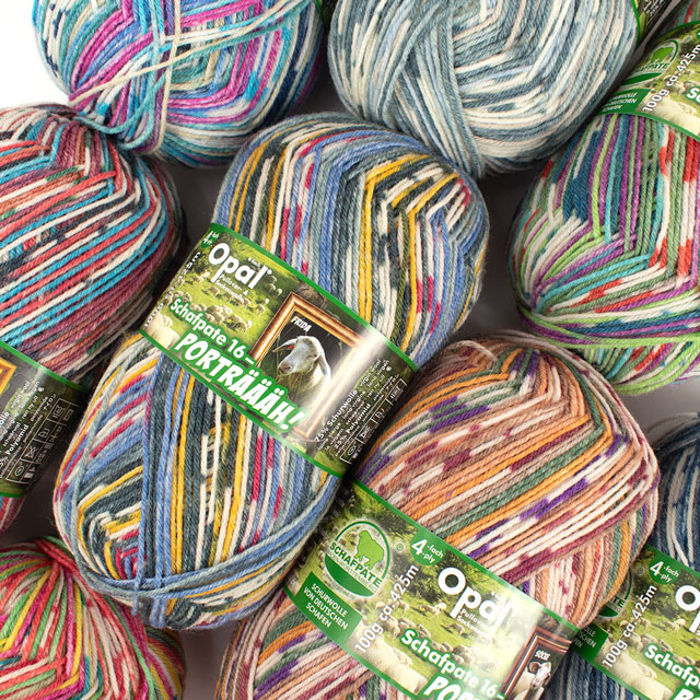 毛糸 Opal-オパール- シャーフパーテ16 4ply/4本撚り 11451.フリーデ 06Co99j