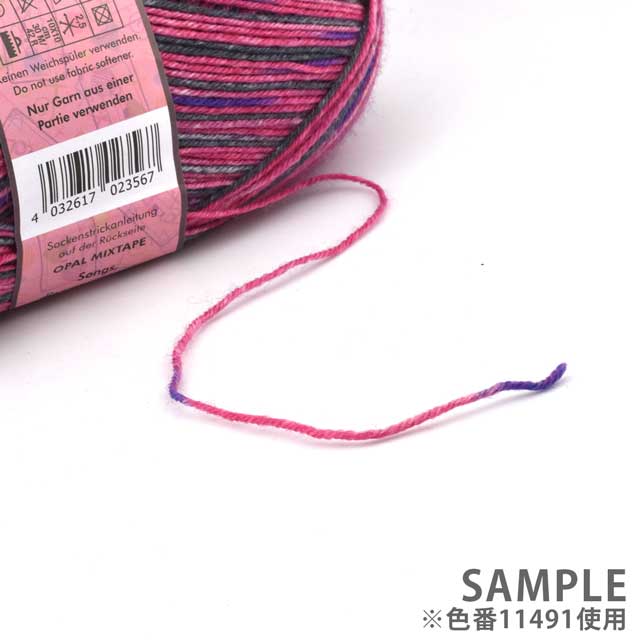 毛糸 Opal-オパール- ミックステープ 4ply/4本撚り 11494.サフランテープ 06Co99j