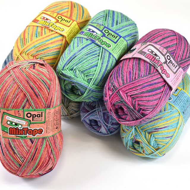 毛糸 Opal-オパール- ミックステープ 4ply/4本撚り 11494.サフランテープ 06Co99j