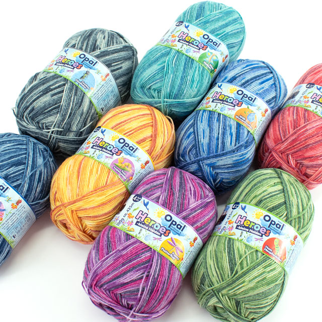 毛糸 Opal-オパール- ヒーローズ 4ply/4本撚り 11547.フェリックス 06Co99j