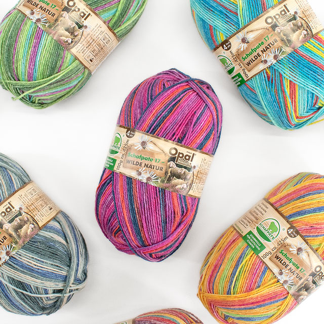 毛糸 Opal-オパール- シャーフパーテ17 4ply/4本撚り 11593.ヘザー 06Co99j