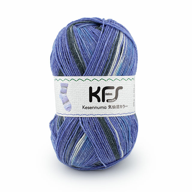 毛糸 Opal-オパール- 気仙沼カラー 4ply/4本撚り KFS107.海/ブルー系 06Co99j
