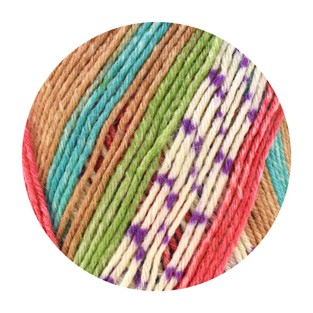 毛糸 Opal-オパール- KFSオリジナルカラー 6ply/6本撚り ぽっちゃり君 KFS238.ロデオ 06Co99j