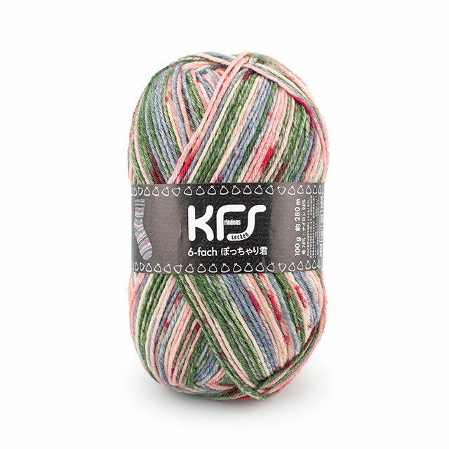 毛糸 Opal-オパール- KFS シャーフパーテ 6ply/6本撚り ぽっちゃり君 KFS309.桜 06Co99j