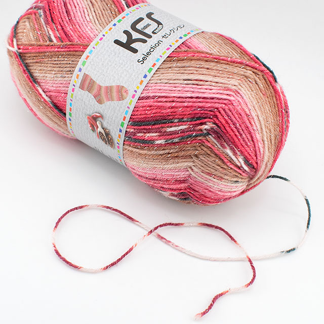 毛糸 Opal-オパール- KFSセレクション 4ply/4本撚り KFS932.チリラメ 06Co99j