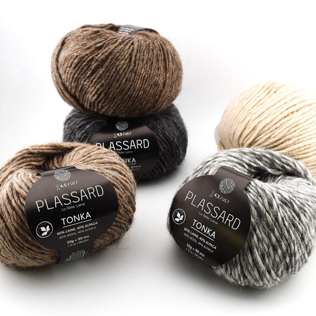 毛糸 Plassard-プラッサー- TONKA・トンカ 色番2 06Co99j