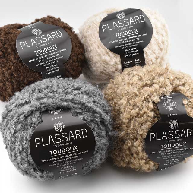 毛糸 Plassard-プラッサー- TOUDOUX・トゥドゥ 80.キャメル 06Co99_