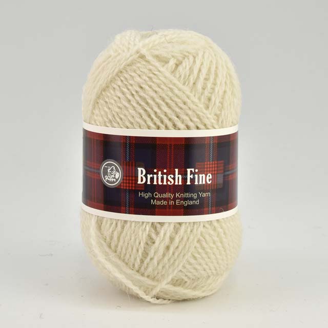 毛糸 パピー ブリティッシュファイン 色番1 06Co99_