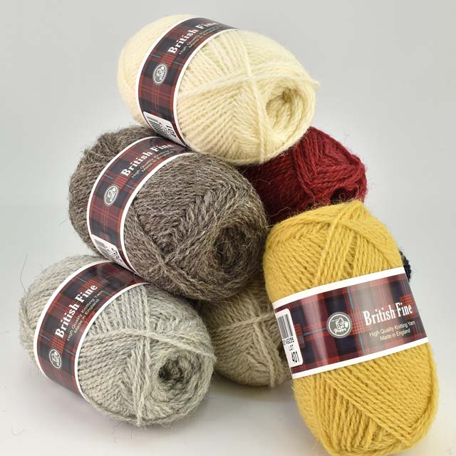 毛糸 パピー ブリティッシュファイン 色番1 06Co99_