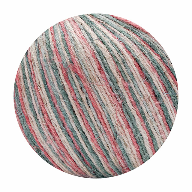 毛糸 Rosarios4-ロザリオス4- Alvor Print・アルヴォルプリント 73.Verde e Rosa 06Co99_