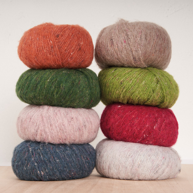 毛糸 ROWAN-ローワン- Fine Tweed Haze・ファインツイードヘイズ(9802245) 002.Deep 06Co99j