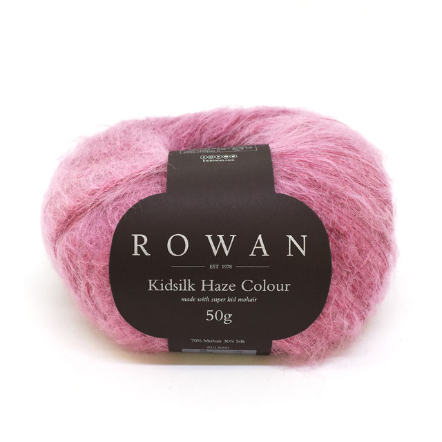 毛糸 ROWAN-ローワン- Kidsilk Haze Colour・キッドシルクヘイズカラー(Z013000) 6.Rose 06Co99j