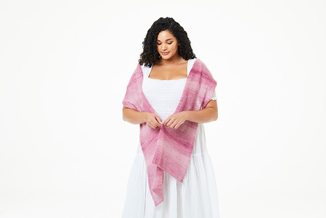 毛糸 ROWAN-ローワン- Kidsilk Haze Colour・キッドシルクヘイズカラー(Z013000) 6.Rose 06Co99j