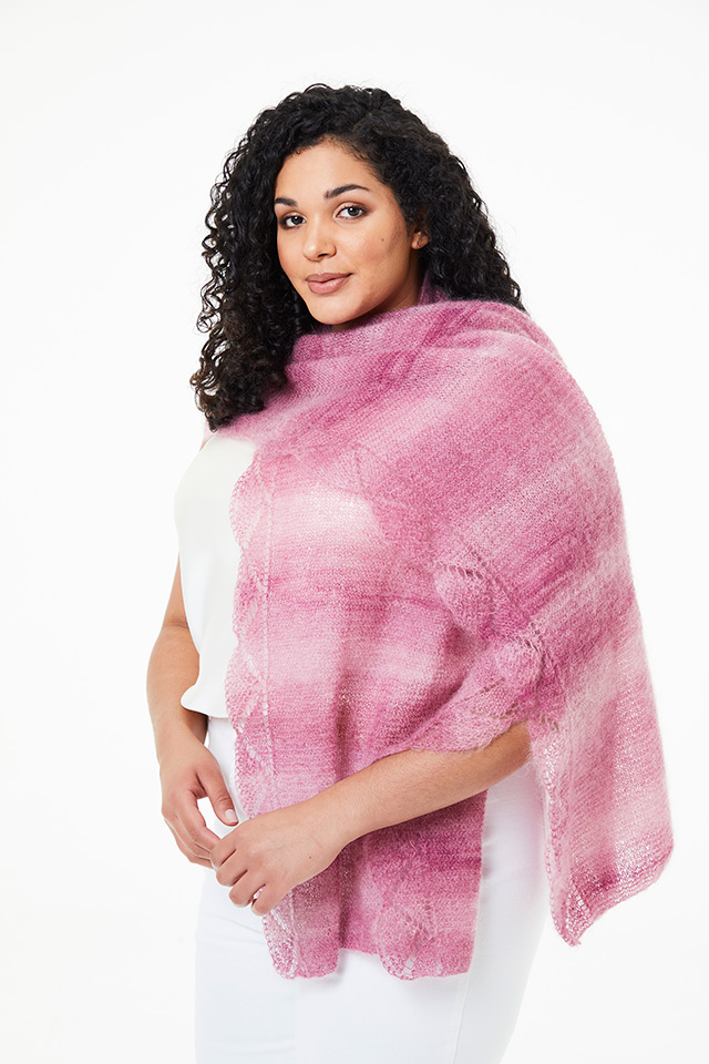 毛糸 ROWAN-ローワン- Kidsilk Haze Colour・キッドシルクヘイズカラー(Z013000) 6.Rose 06Co99j