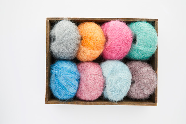 毛糸 ROWAN-ローワン- Kidsilk Haze Colour・キッドシルクヘイズカラー(Z013000) 6.Rose 06Co99j