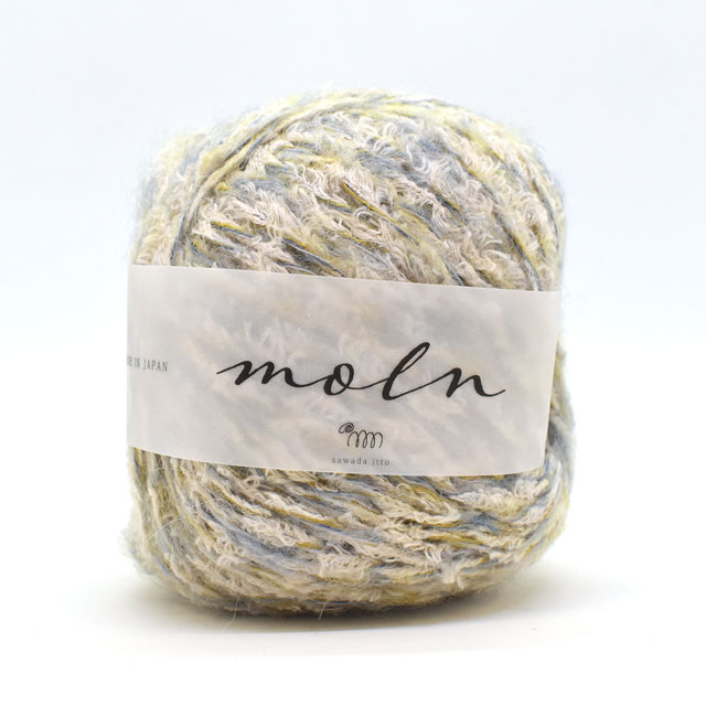 毛糸 sawada itto moln(SWXXXX034) 2.ブルーイエロー 06Co99_