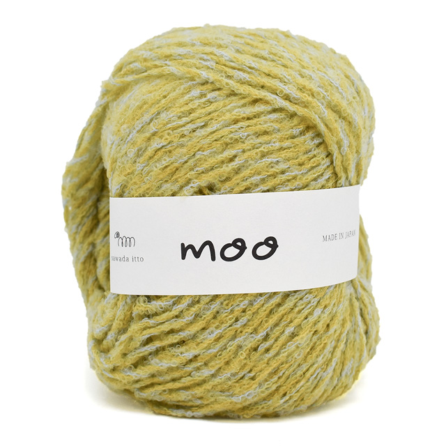 手編み糸 sawada itto moo・ムー(F-SWXXXX006) 7.イエローグリーン 06Co99_