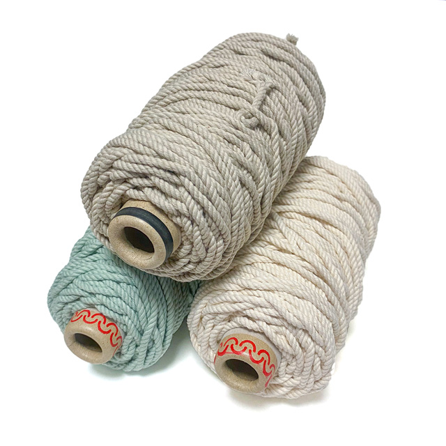 手編み糸 sawada itto Natural Cotton CORD 2.ライトグリーン 06Co99_